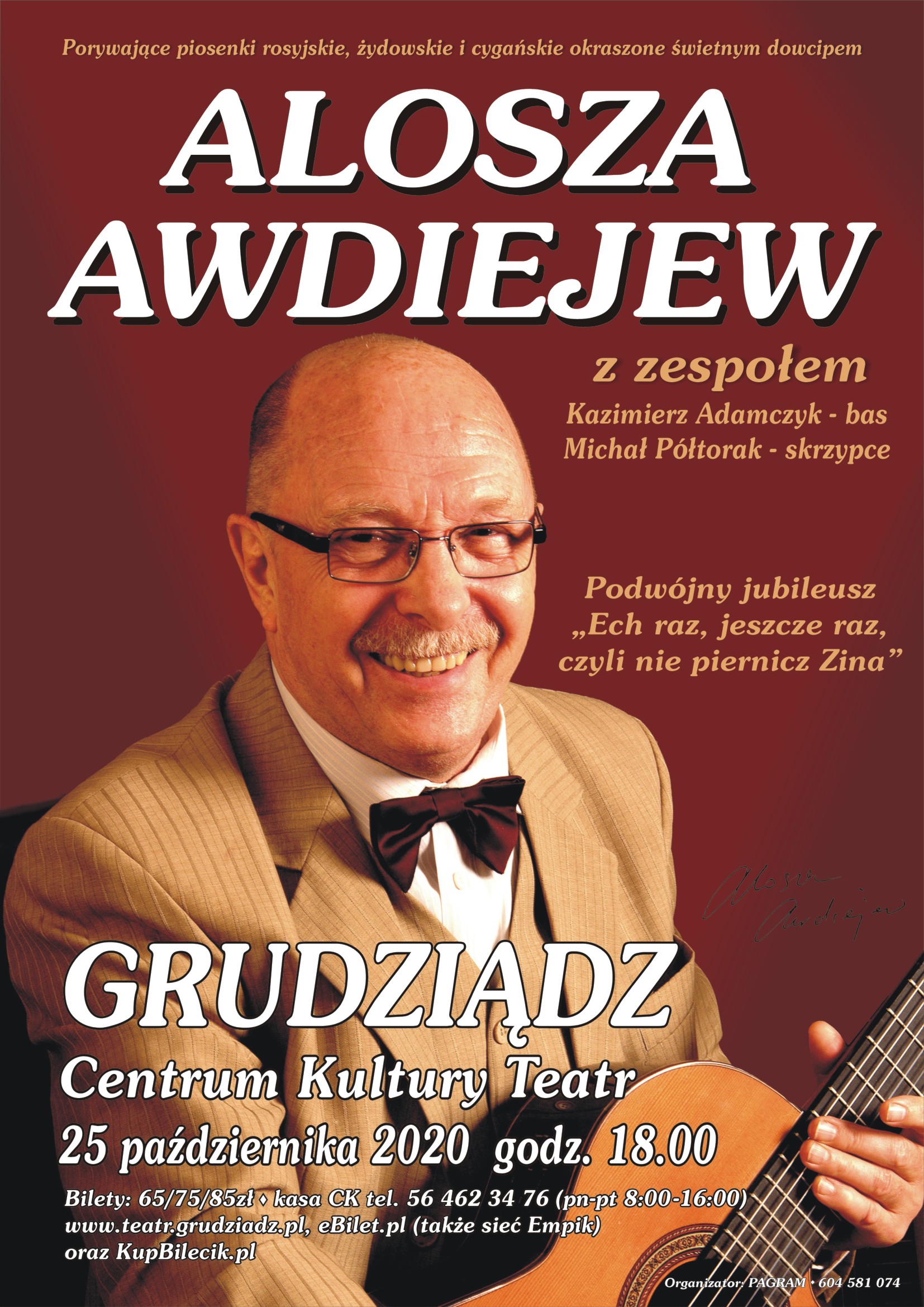 Plakat - Alosza Awdiejew - Grudziądz