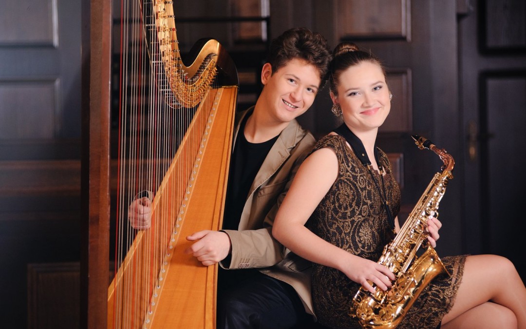 Niedzielne Koncerty w Teatrze: Trefon Gmyrek Duo – duet harfa – saksofon