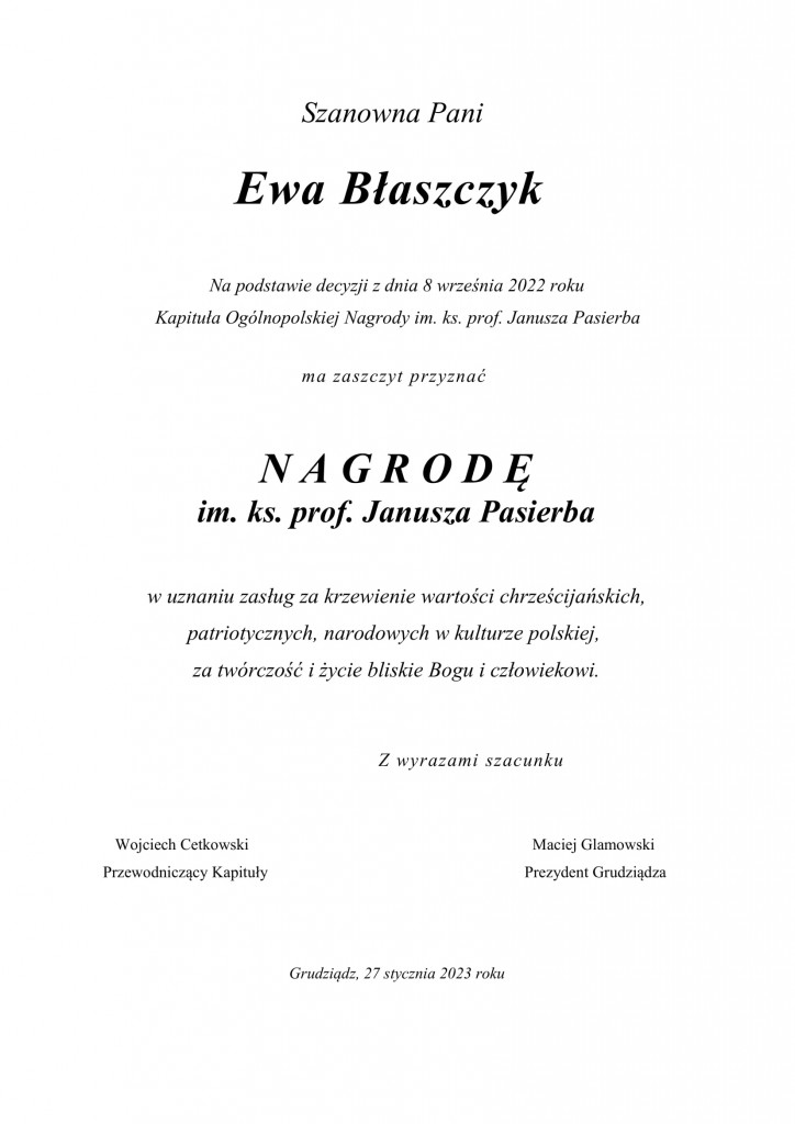 nagroda - Ewa B+éaszczyk-1
